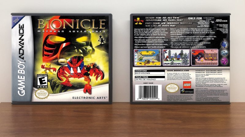 Bionicle: Matoran Adventures, Artwork Spine Color: Chrome