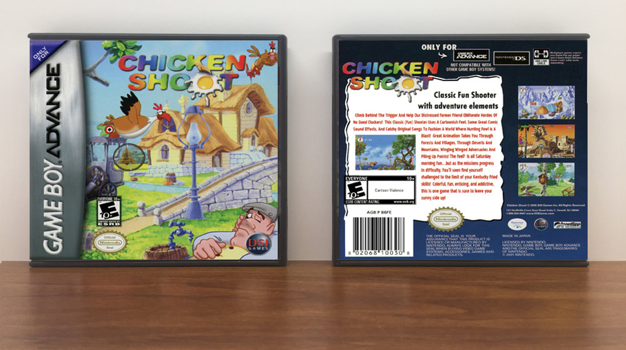 Chicken Shoot, Artwork Spine Color: Chrome
