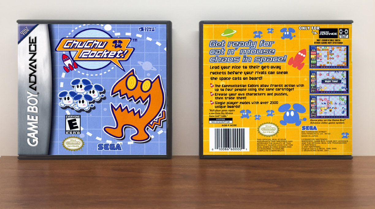 ChuChu Rocket!, Artwork Spine Color: Chrome