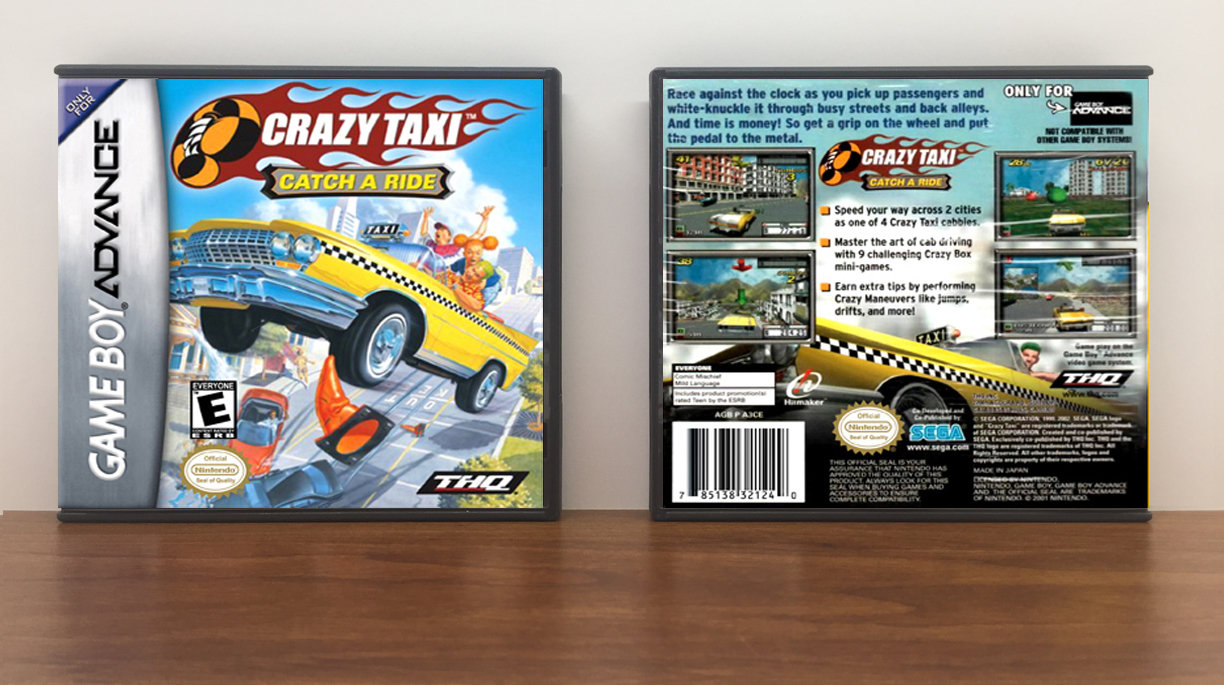 Crazy Taxi: Catch a Ride, Artwork Spine Color: Chrome