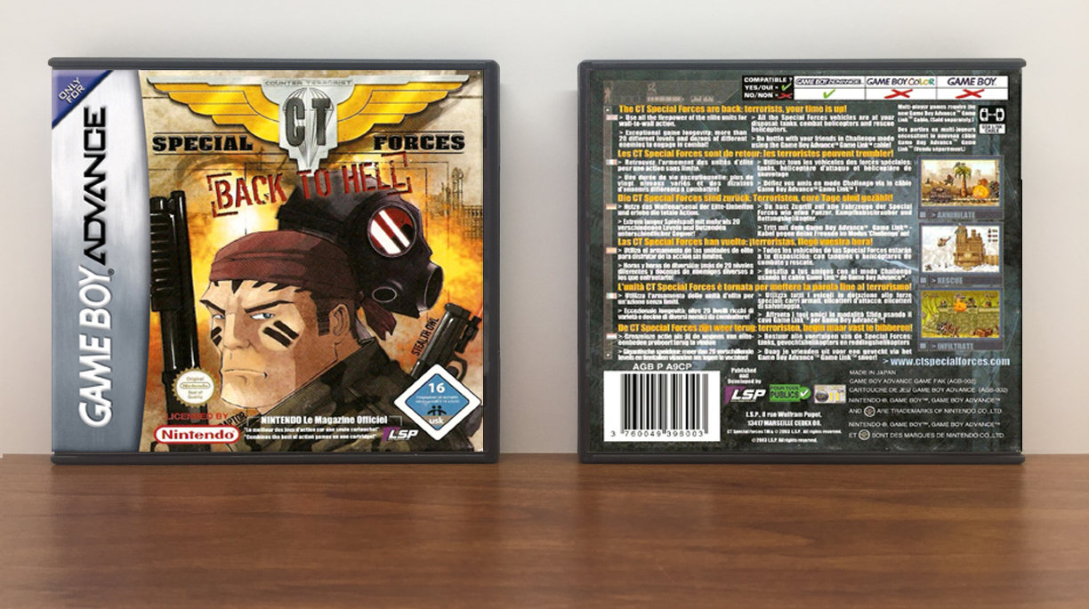 CT Special Forces 2: Back to Hell, Artwork Spine Color: Chrome