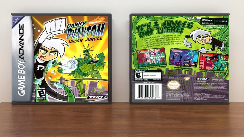 Danny Phantom: Urban Jungle, Artwork Spine Color: Chrome