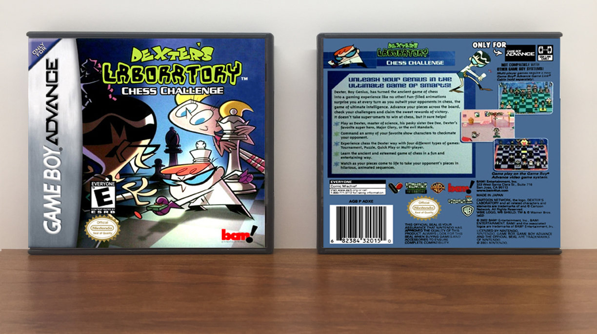 Dexter's Laboratory: Chess Challenge, Artwork Spine Color: Chrome