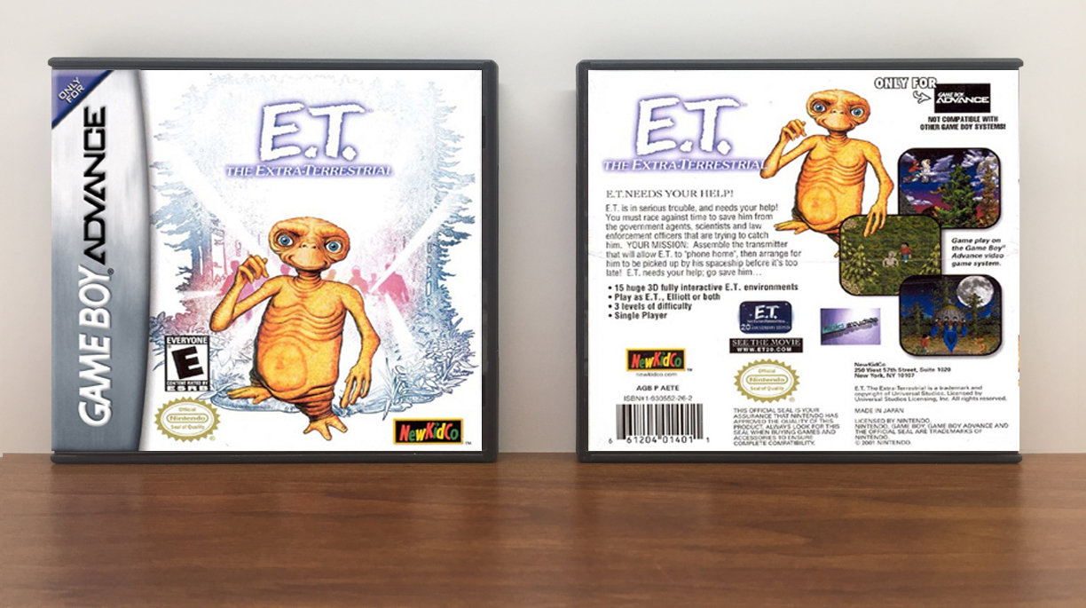 E.T. The Extra Terrestrial, Artwork Spine Color: Chrome
