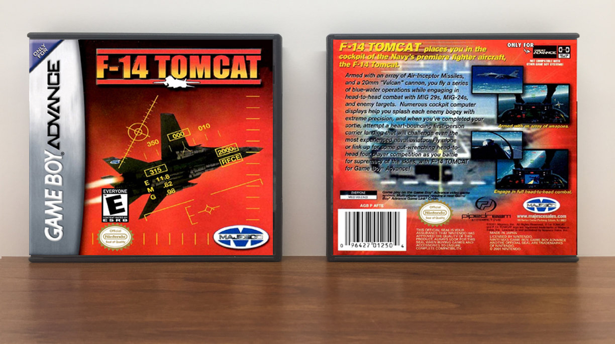 F-14 Tomcat, Artwork Spine Color: Chrome