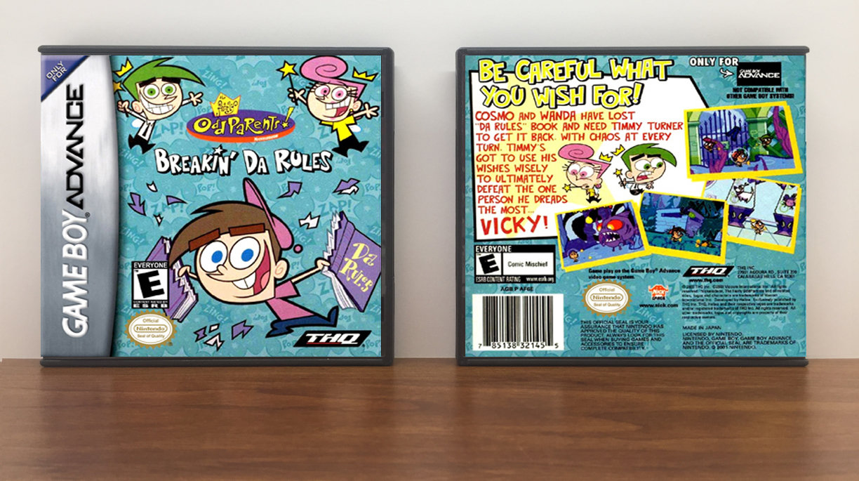 Fairly Odd Parents: Breakin&#39; Da Rules, Artwork Spine Color: Chrome