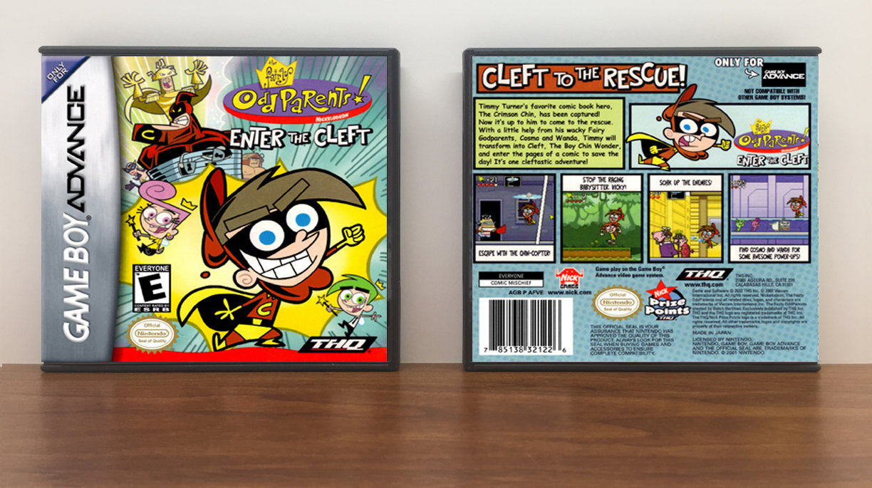 Fairly Odd Parents: Enter the Cleft, Artwork Spine Color: Chrome