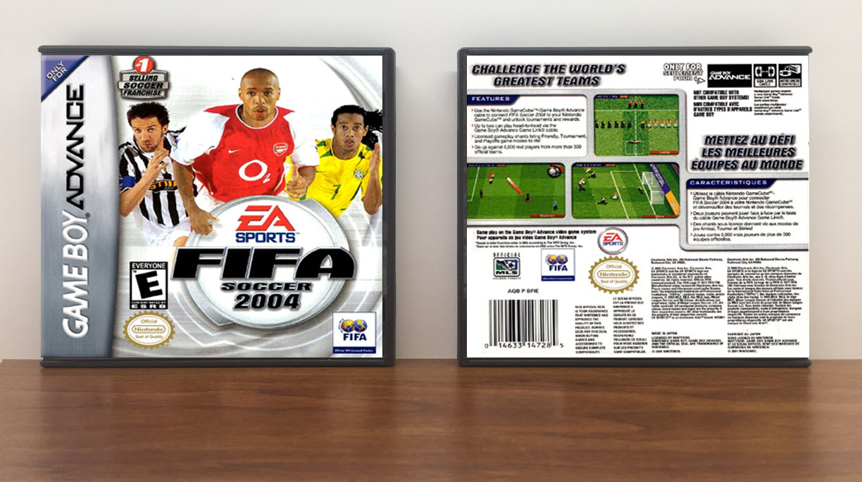 FIFA Football 2004, Artwork Spine Color: Chrome