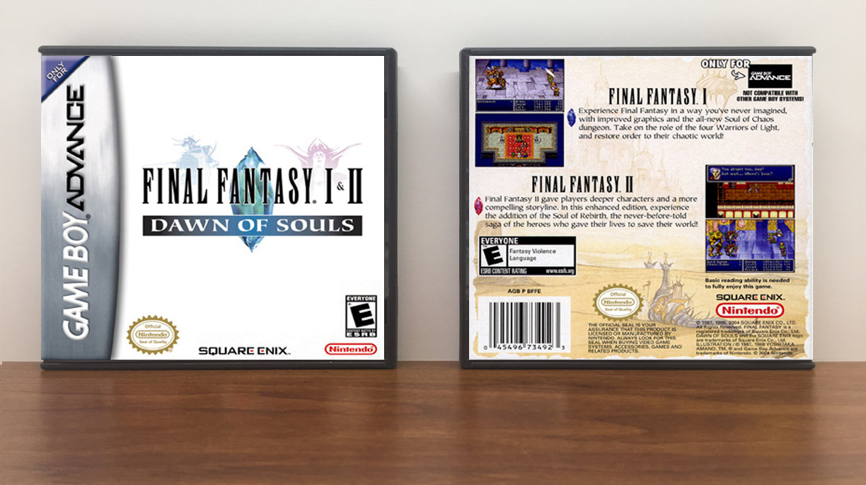 Final Fantasy I &amp; II: Dawn of Souls, Artwork Spine Color: Chrome