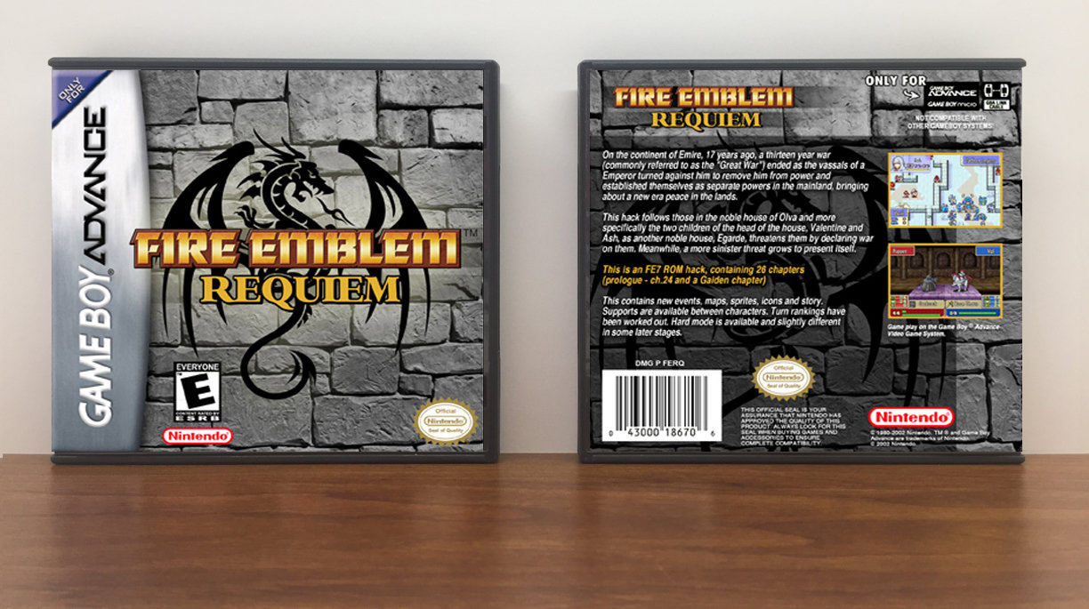 Fire Emblem Requiem, Artwork Spine Color: Chrome