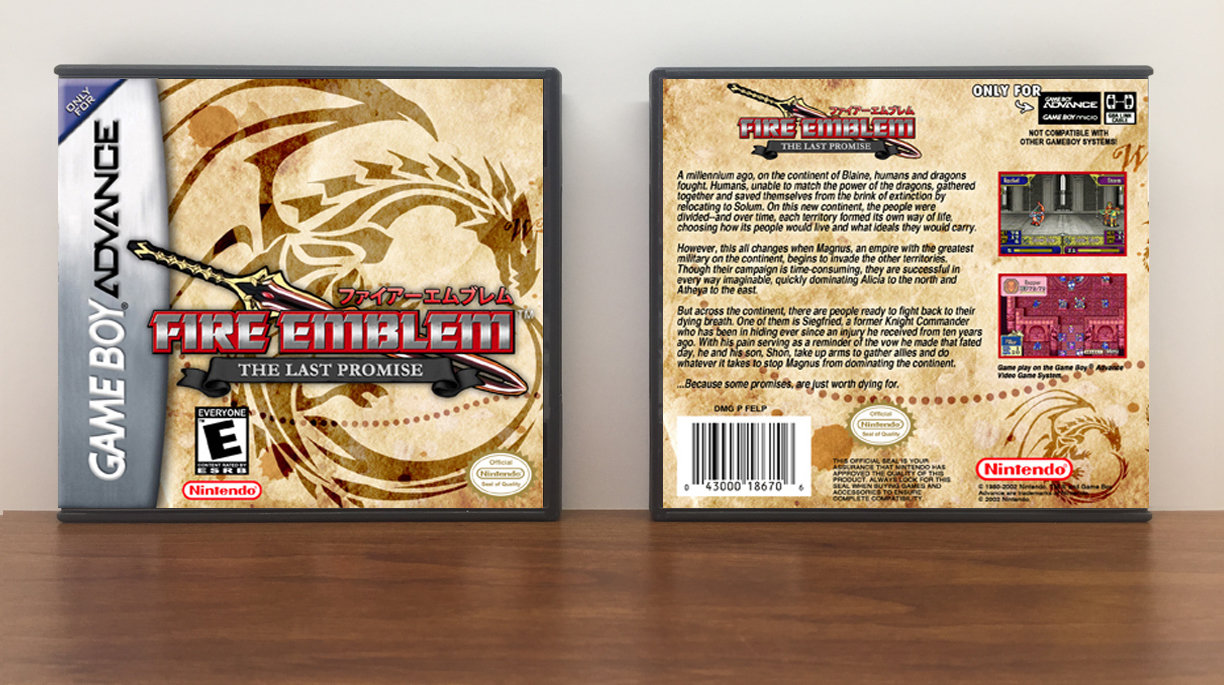 Fire Emblem: The Last Promise, Artwork Spine Color: Chrome