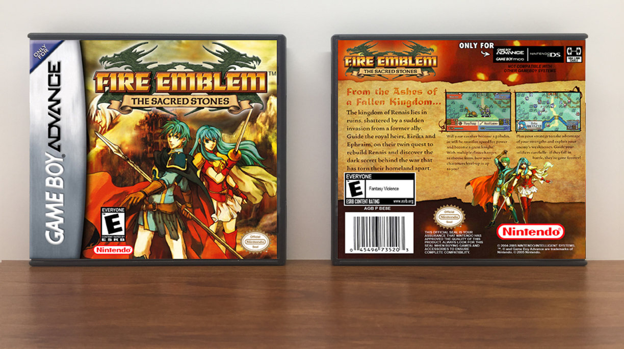 Fire Emblem: The Sacred Stones, Artwork Spine Color: Chrome