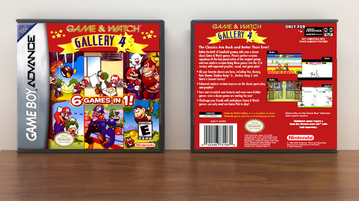 Game &amp; Watch Gallery 4, Artwork Spine Color: Chrome