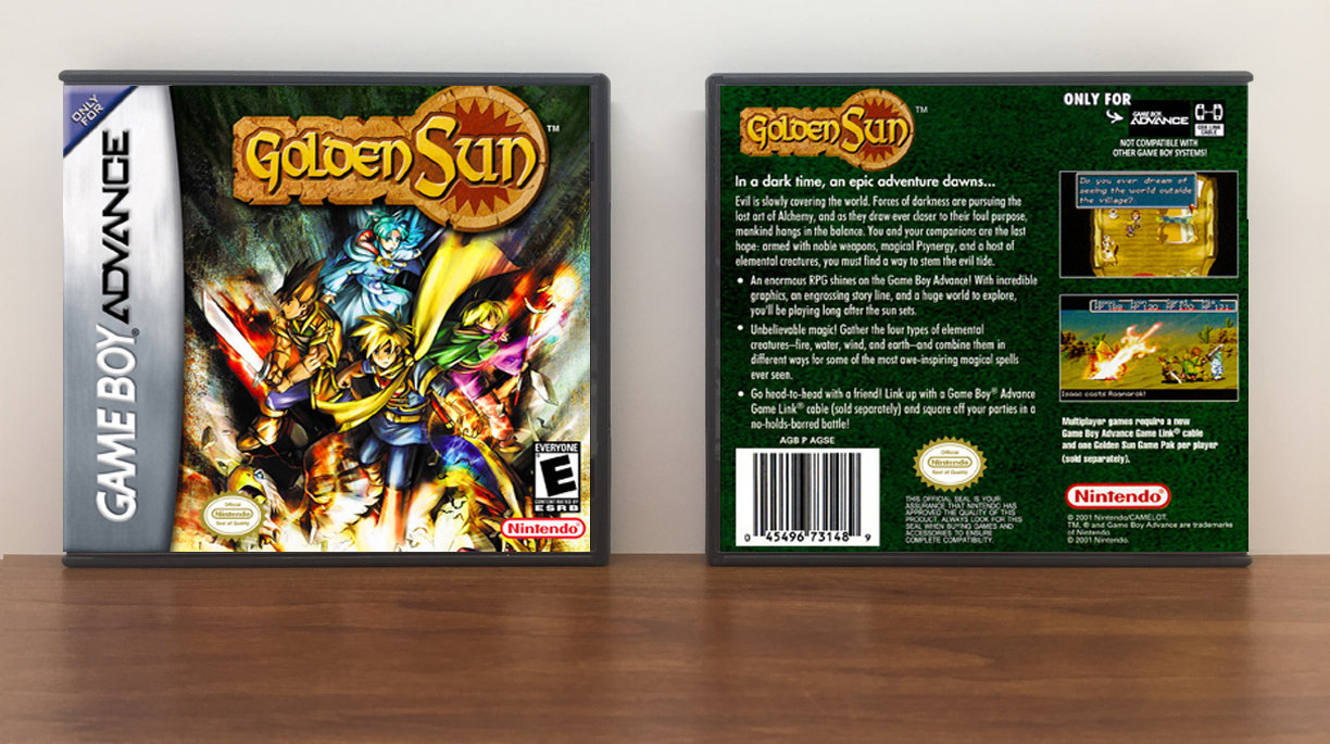 Golden Sun, Artwork Spine Color: Chrome