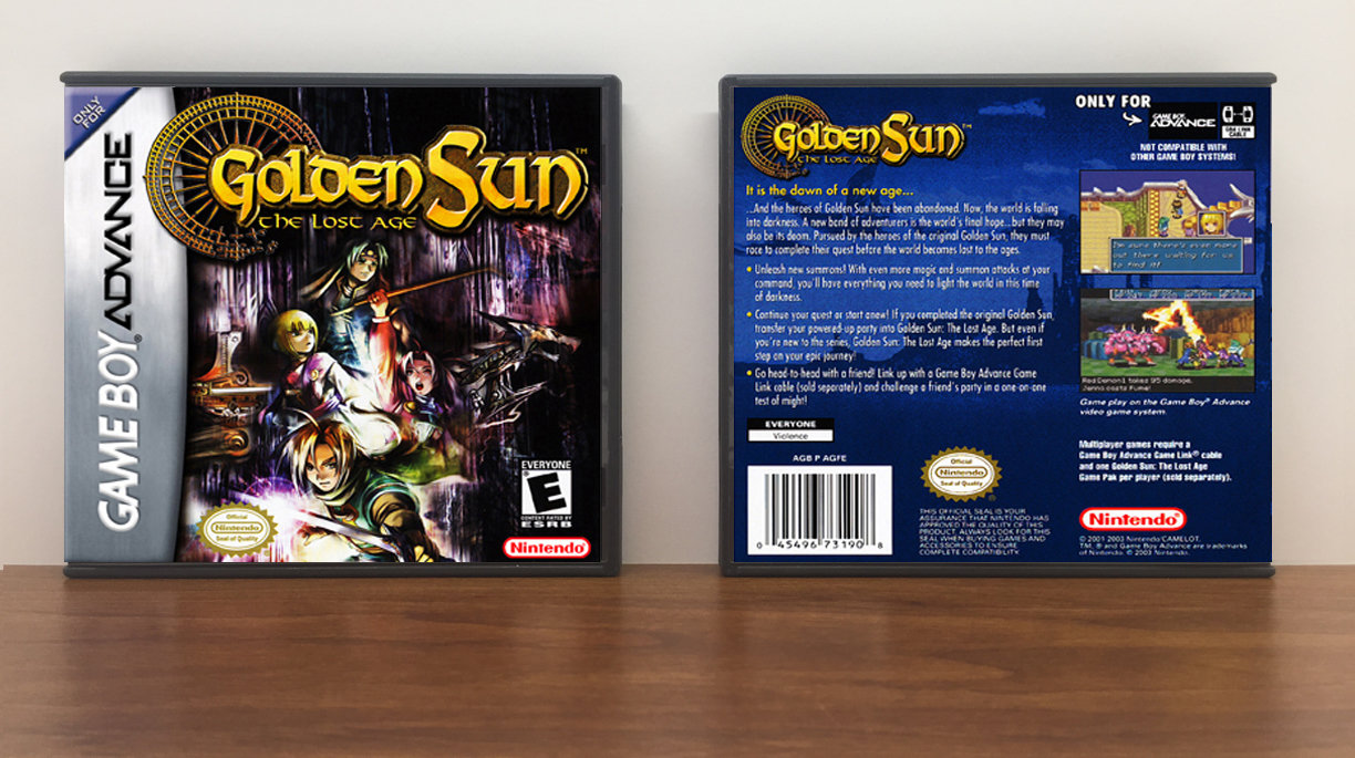 Golden Sun: The Lost Age, Artwork Spine Color: Chrome