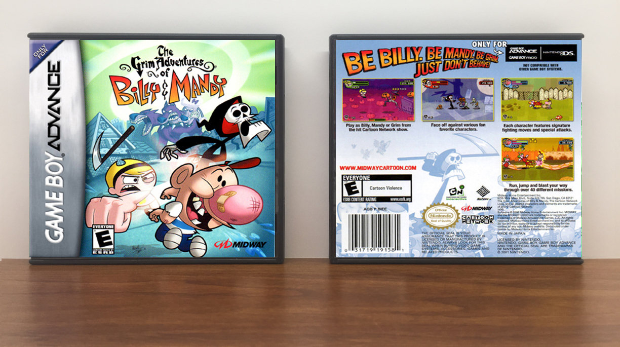Grim Adventures of Billy &amp; Mandy, The, Artwork Spine Color: Chrome