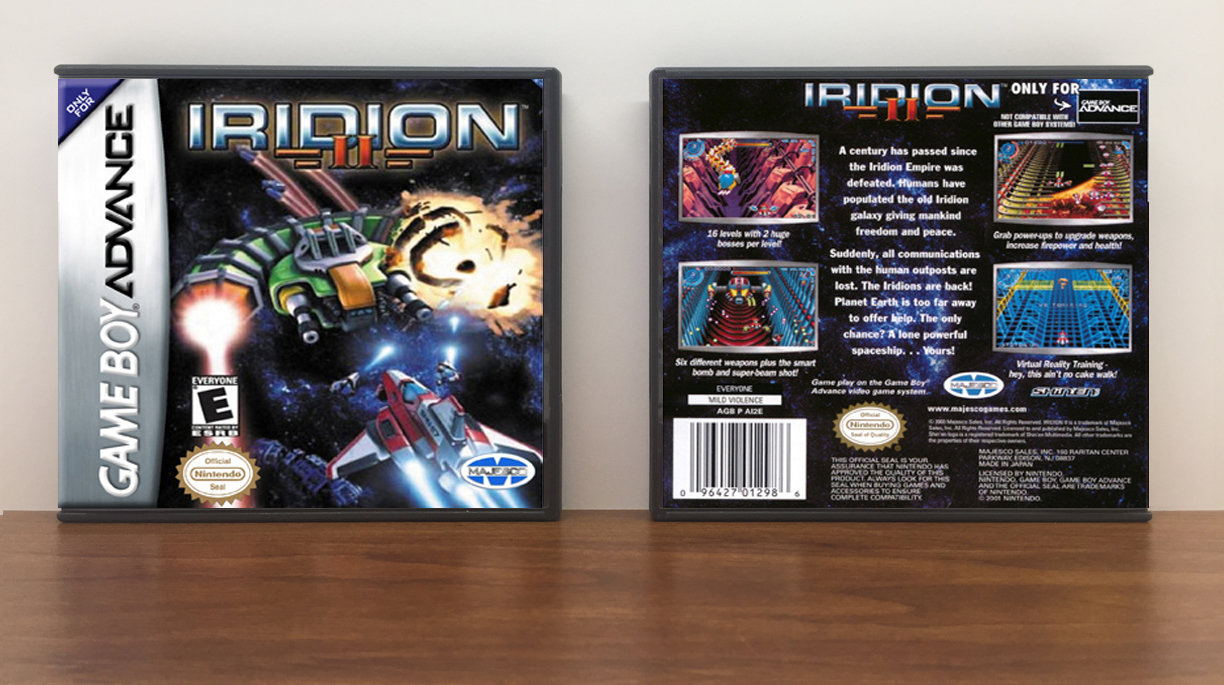 Iridion II, Artwork Spine Color: Chrome