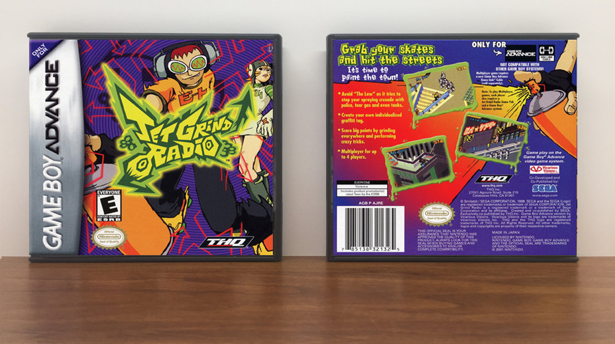 Jet Grind Radio, Artwork Spine Color: Chrome