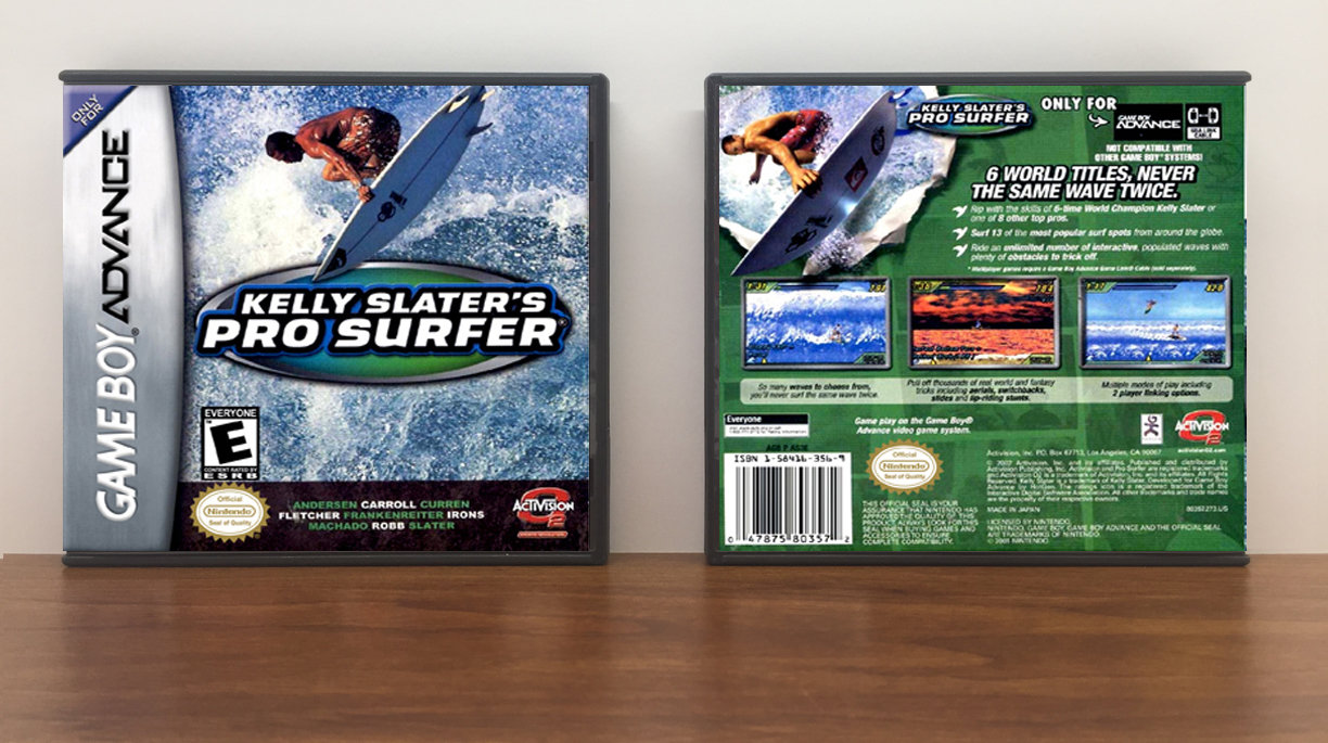 Kelly Slater&#39;s Pro Surfer, Artwork Spine Color: Chrome