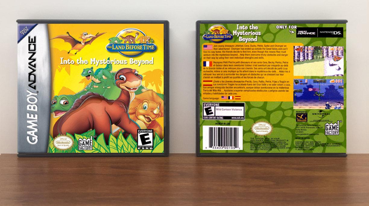 Land Before Time ,The: Into the Mysterious Beyond, Artwork Spine Color: Chrome