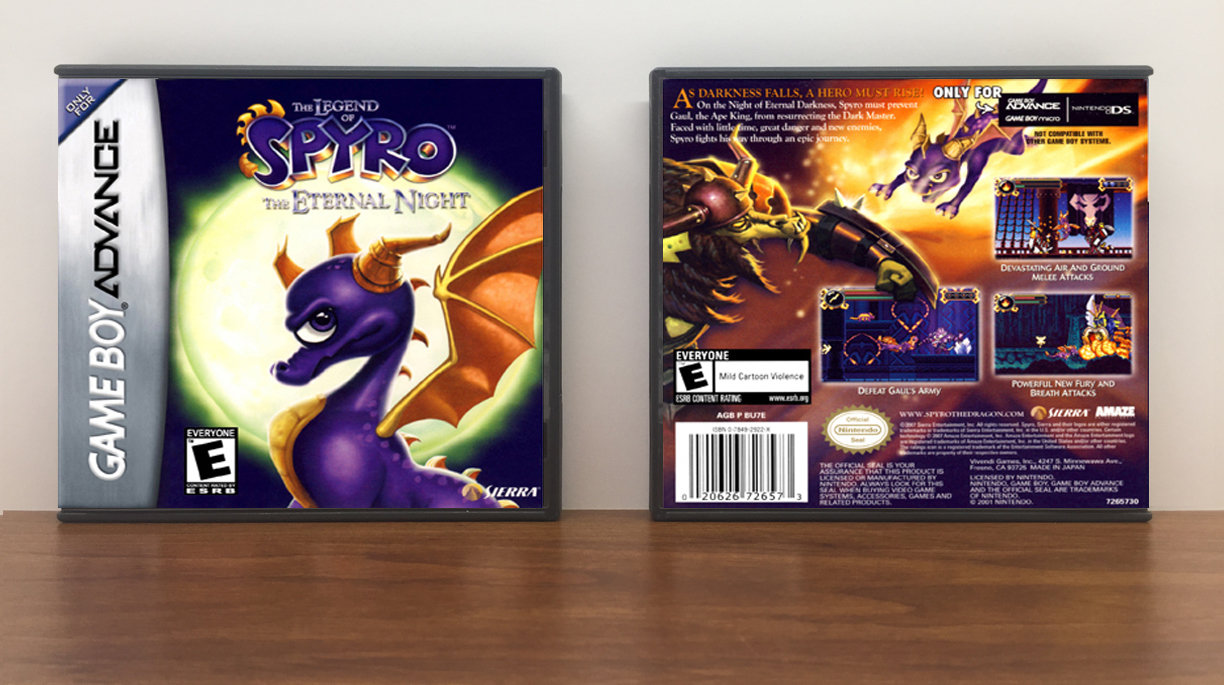 Legend of Spyro ,The: The Eternal Night, Artwork Spine Color: Chrome