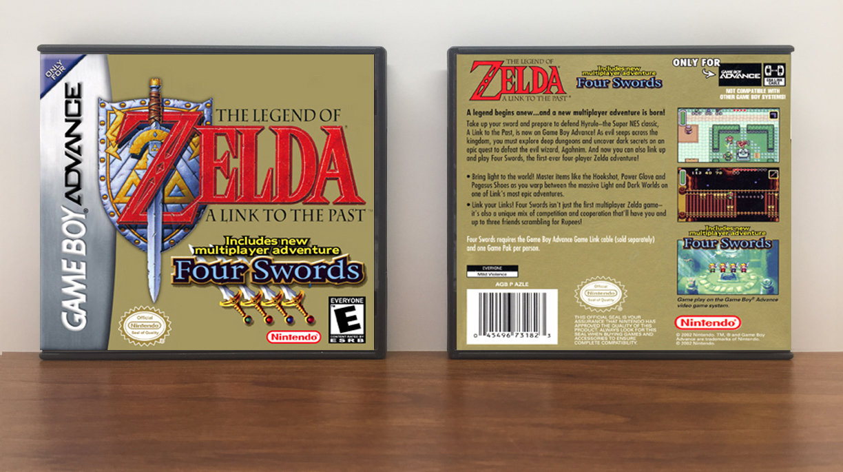 Legend of Zelda ,The: A Link to the Past &amp; Four Swords, Artwork Spine Color: Chrome
