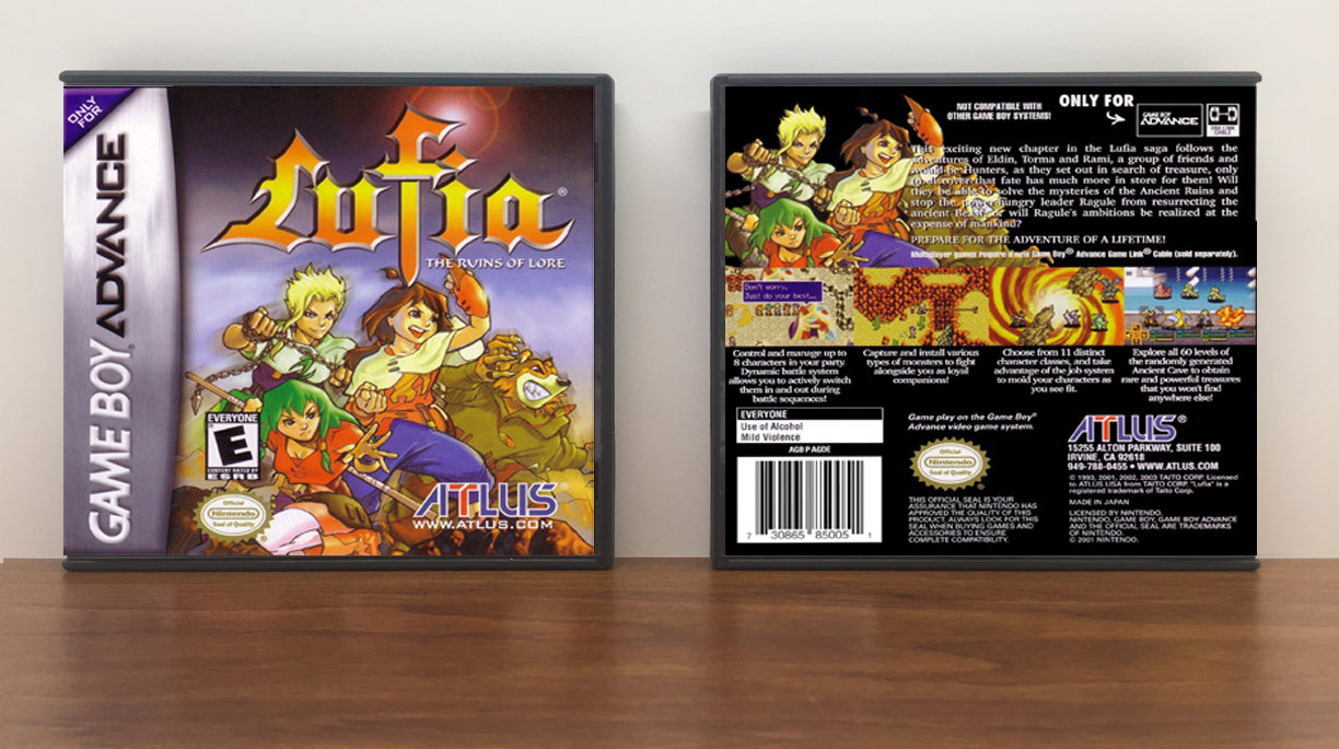 Lufia: The Ruins of Lore, Artwork Spine Color: Chrome