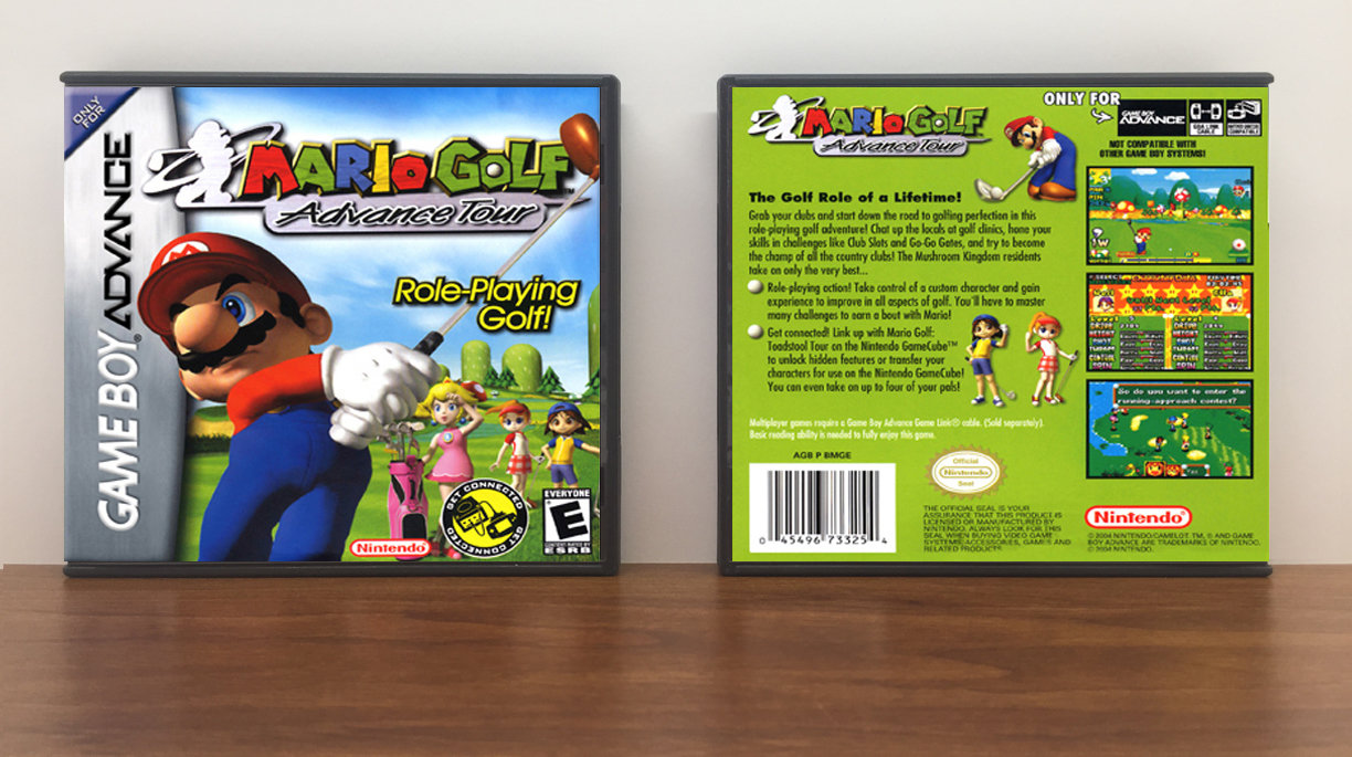 Mario Golf: Advance Tour, Artwork Spine Color: Chrome