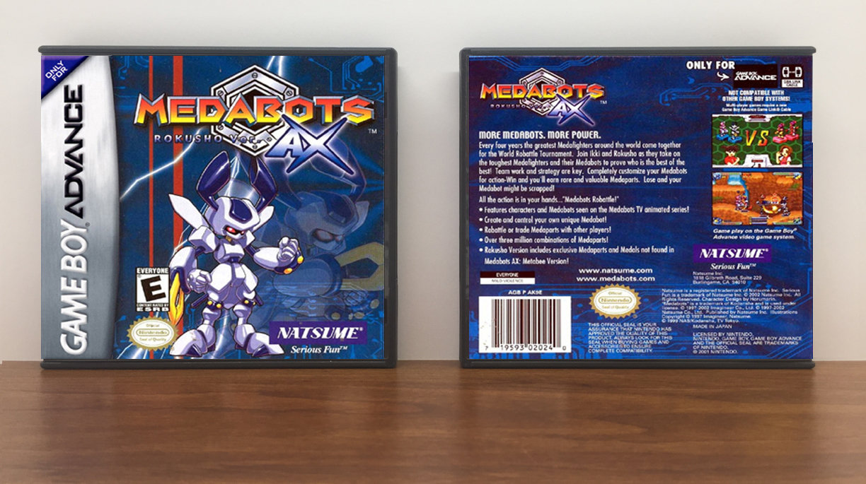 Medabots AX: Rokusho Version, Artwork Spine Color: Chrome