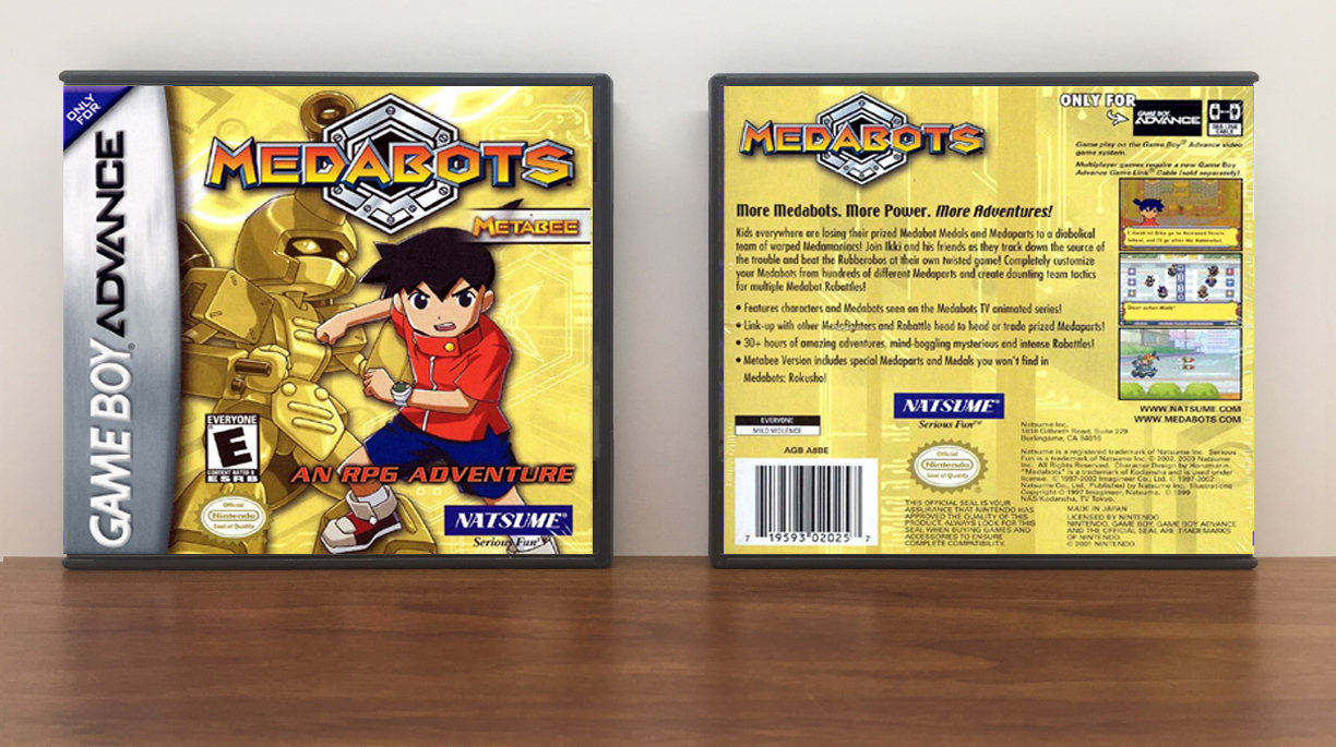 Medabots: Metabee Version, Artwork Spine Color: Chrome