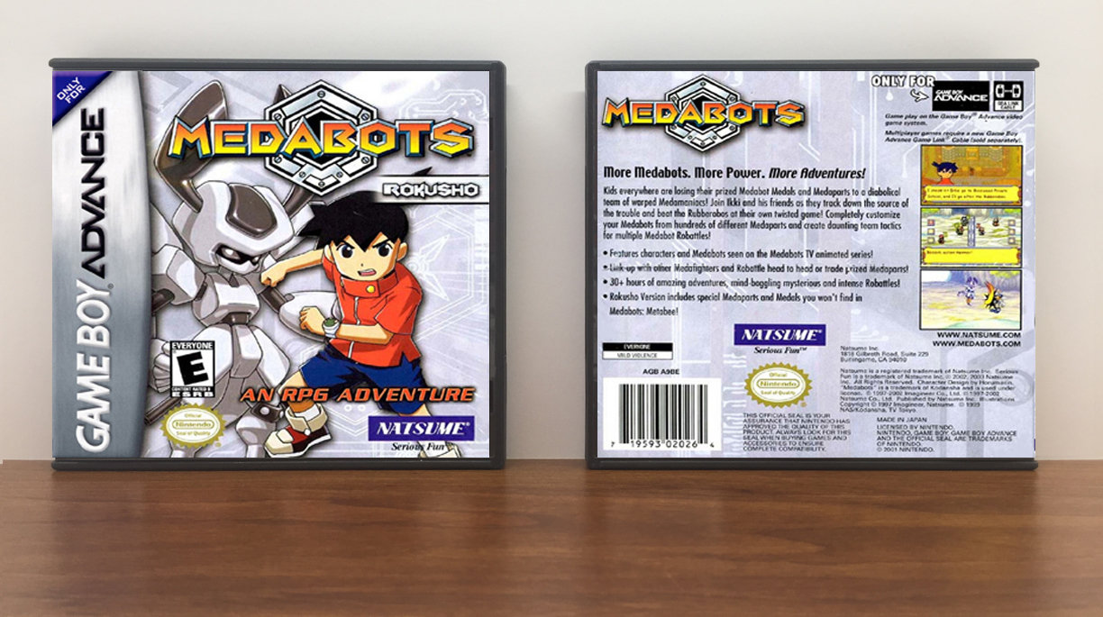 Medabots: Rokusho Version, Artwork Spine Color: Chrome