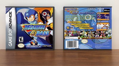 Mega Man &amp; Bass, Artwork Spine Color: Chrome