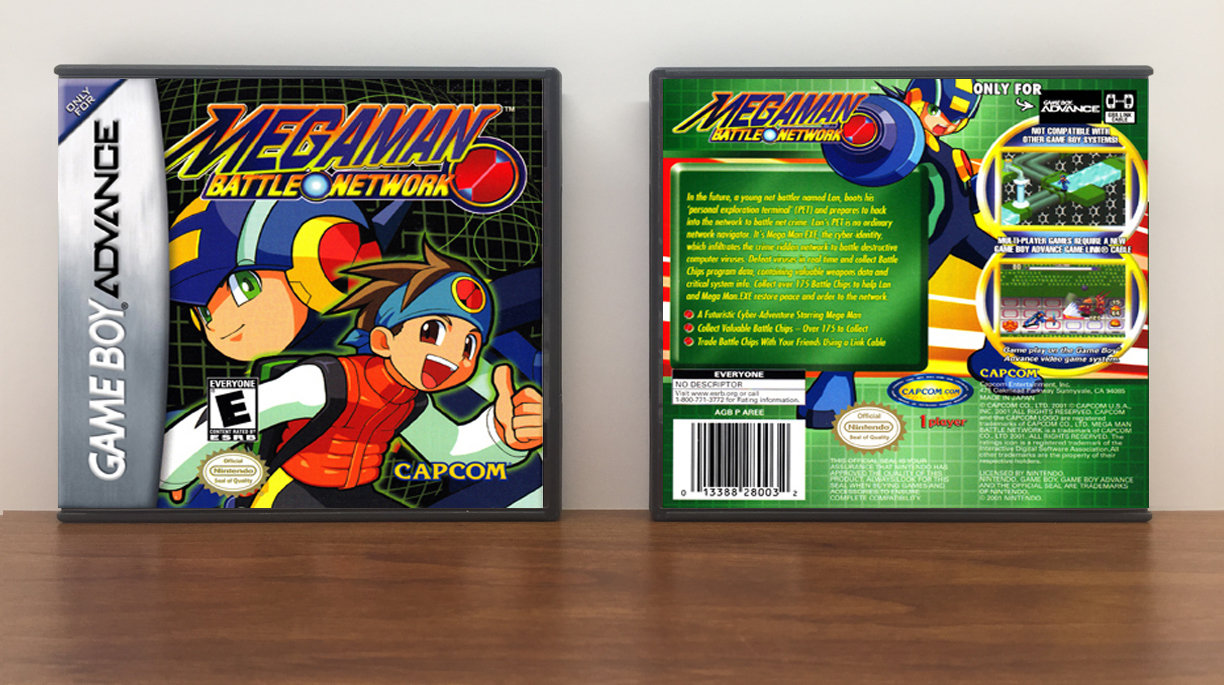 Mega Man Battle Network, Artwork Spine Color: Chrome