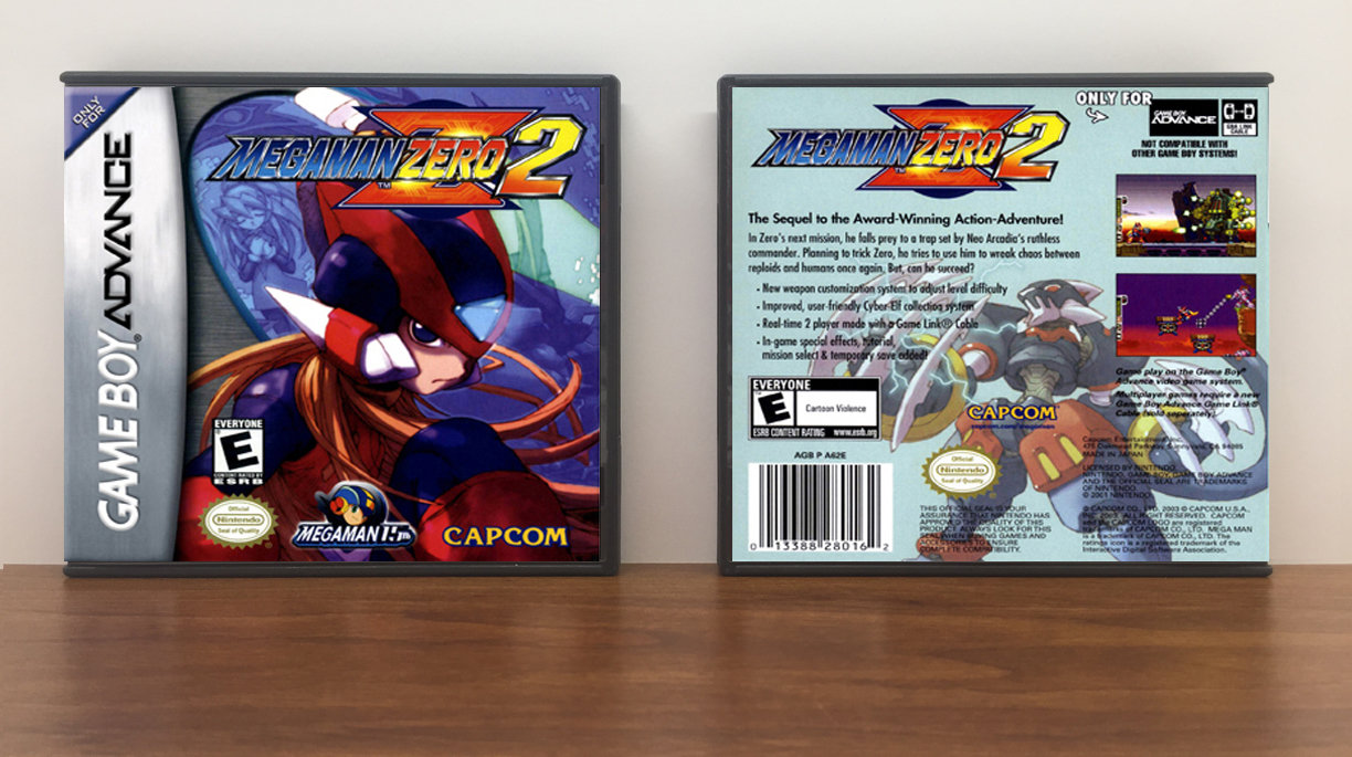 Mega Man Zero 2, Artwork Spine Color: Chrome
