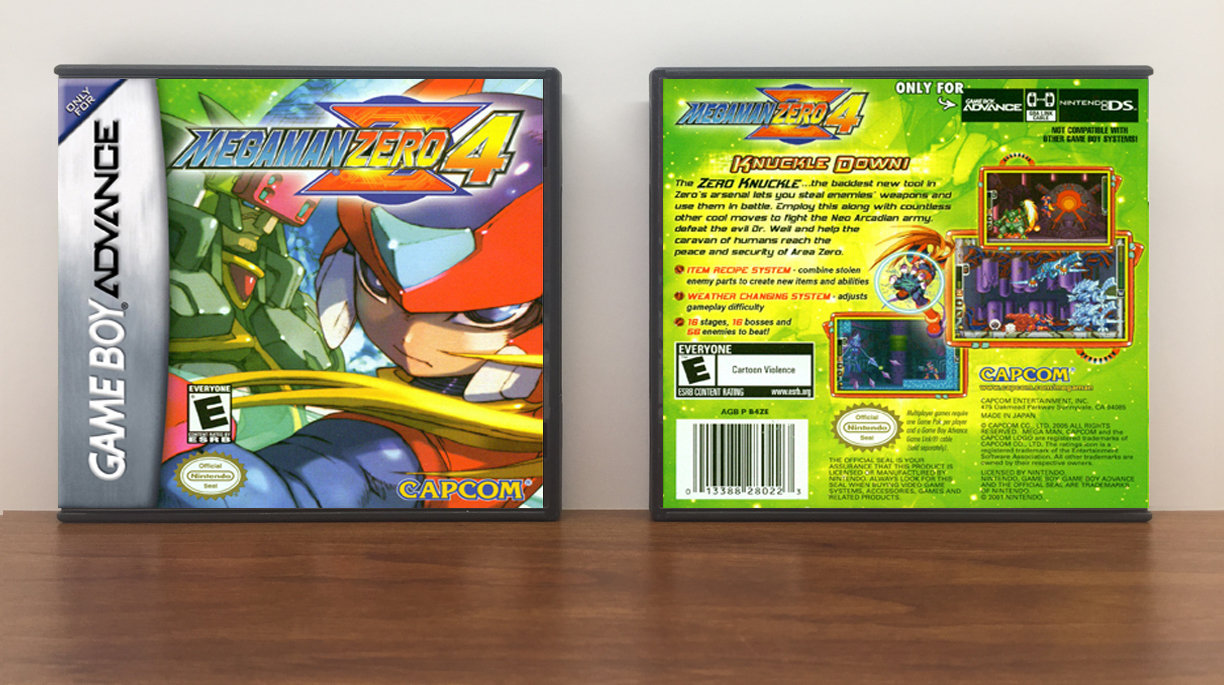 Mega Man Zero 4, Artwork Spine Color: Chrome