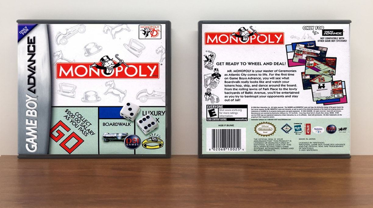 Monopoly, Artwork Spine Color: Chrome