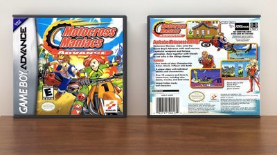 Motocross Maniacs Advance, Artwork Spine Color: Chrome