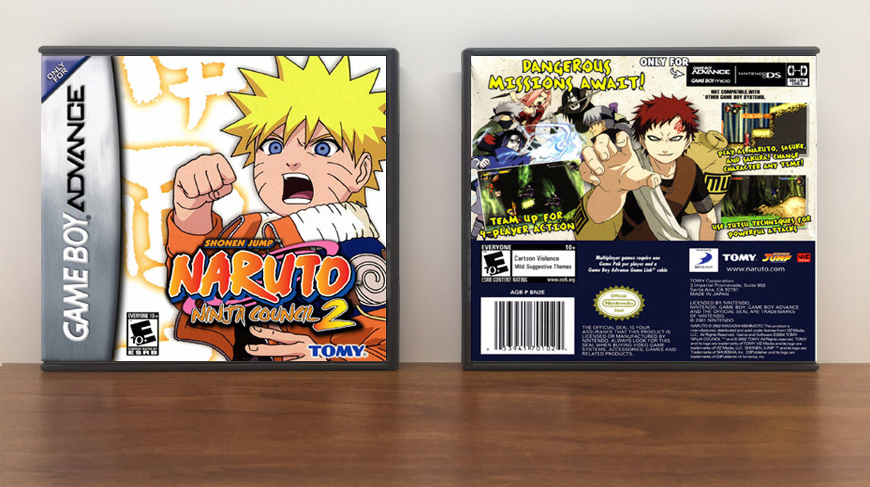 Naruto: Ninja Council 2, Artwork Spine Color: Chrome