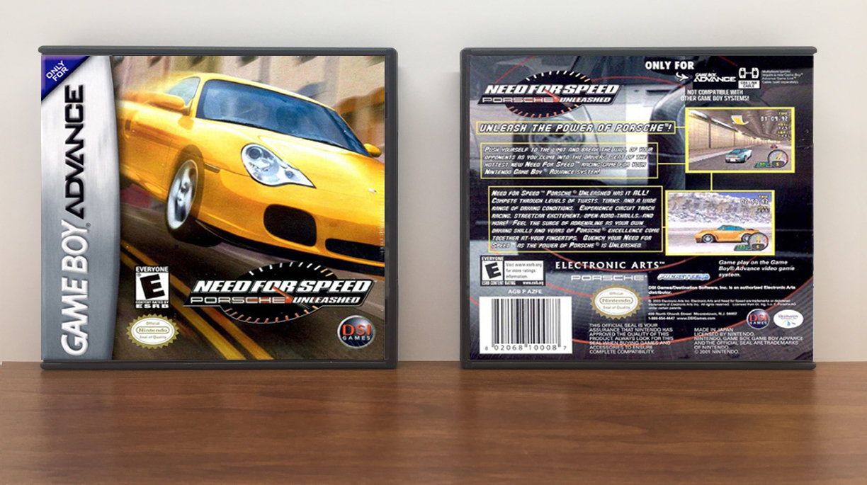 Need for Speed: Porsche Unleashed, Artwork Spine Color: Chrome