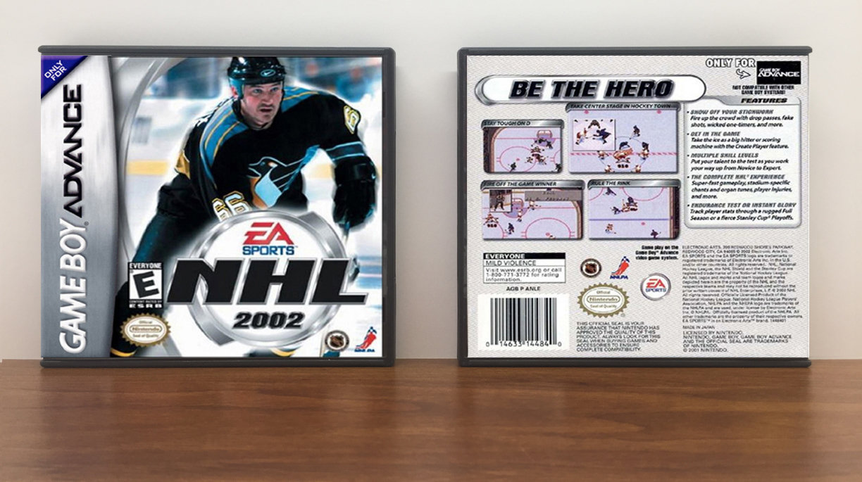 NHL 2002, Artwork Spine Color: Chrome