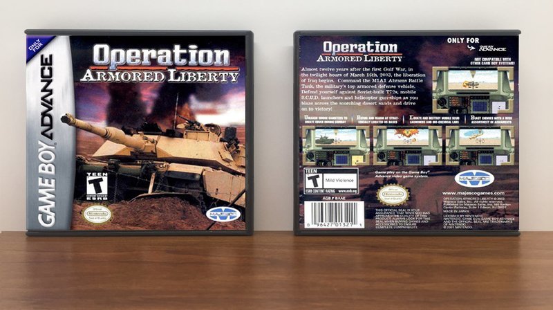 Operation: Armored Liberty, Artwork Spine Color: Chrome