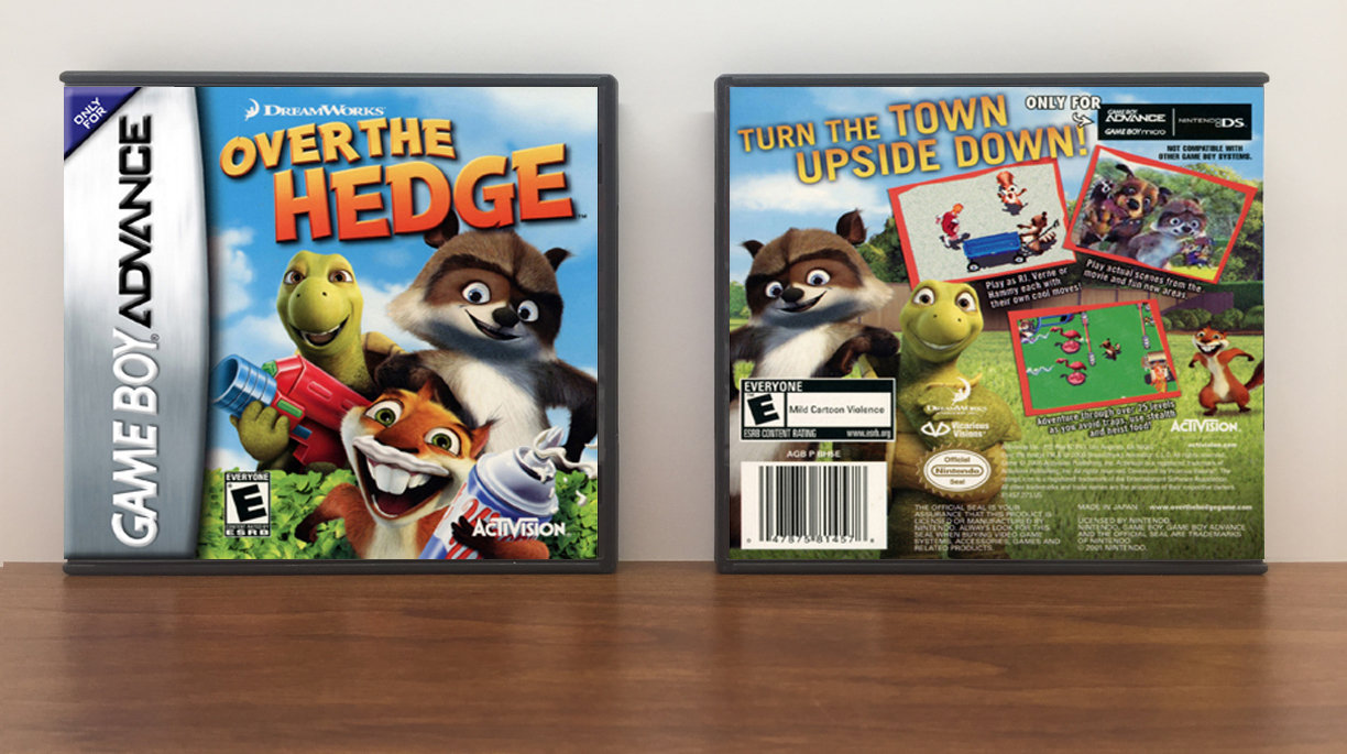 Over the Hedge, Artwork Spine Color: Chrome