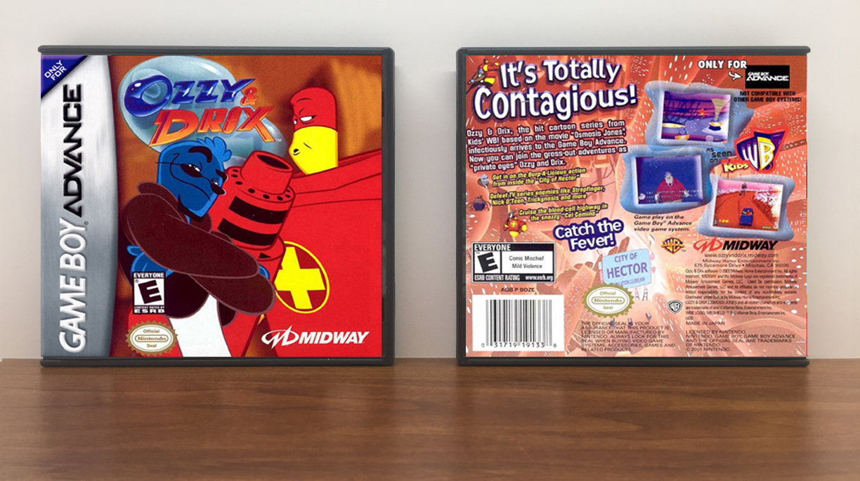Ozzy &amp; Drix, Artwork Spine Color: Chrome