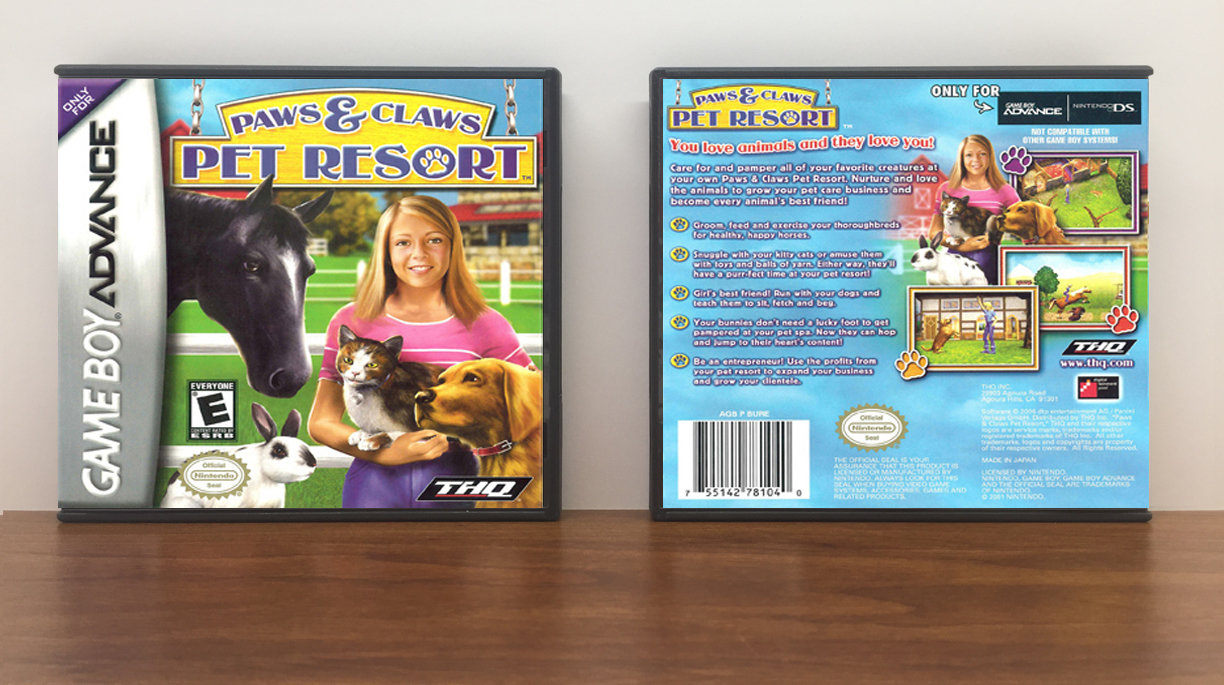 Paws &amp; Claws: Pet Resort, Artwork Spine Color: Chrome