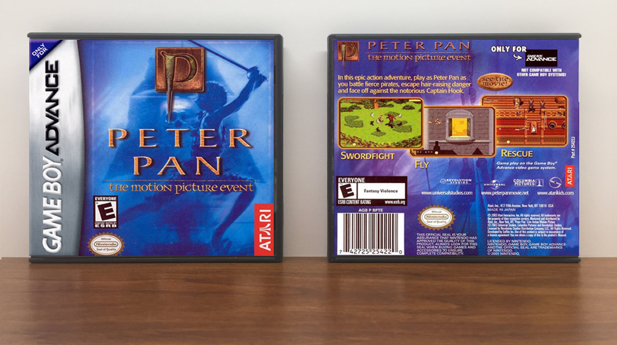 Peter Pan: The Motion Picture Event, Artwork Spine Color: Chrome