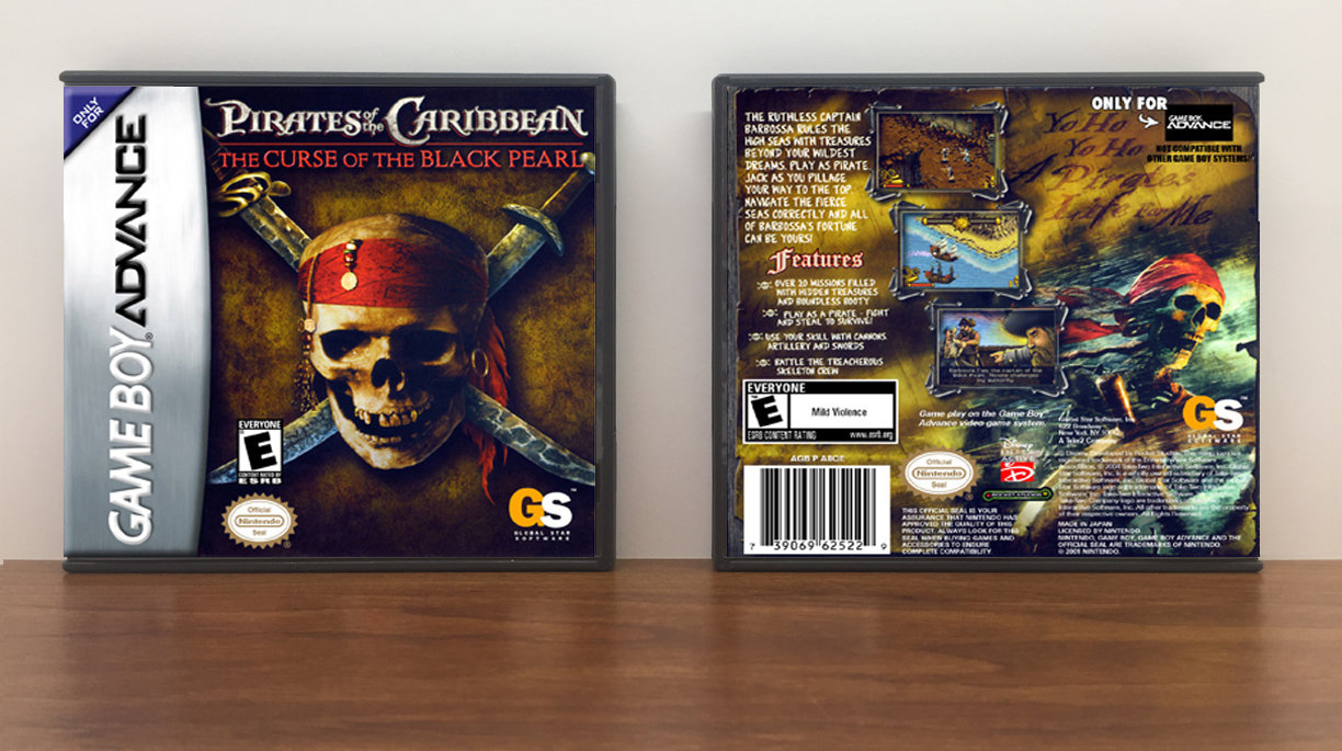 Pirates of the Caribbean: Curse of the Black Pearl, Artwork Spine Color: Chrome