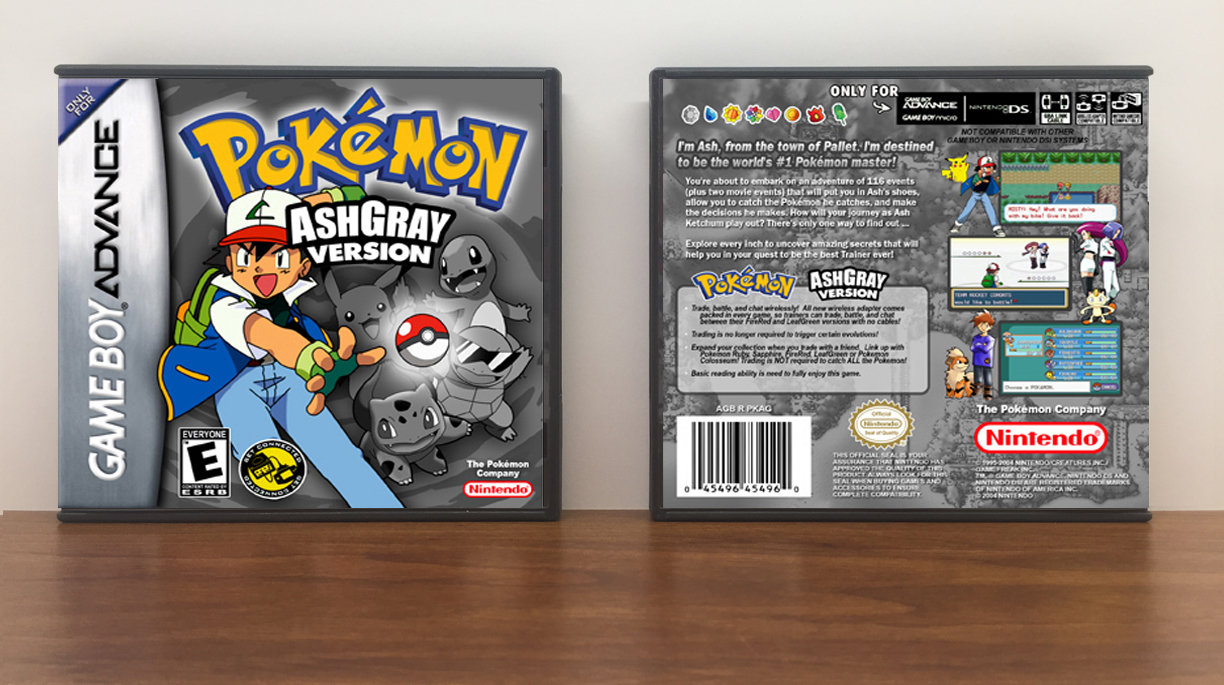 Pokemon AshGray, Artwork Spine Color: Chrome