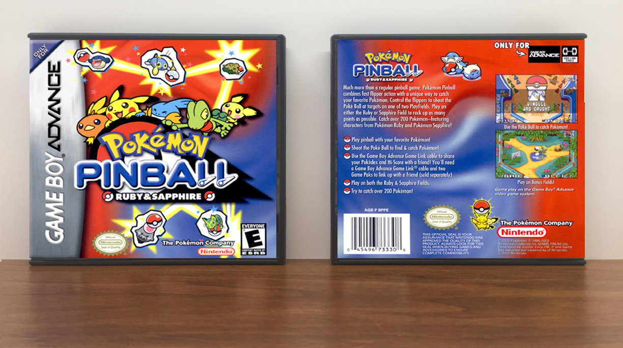 Pokemon Pinball: Ruby and Sapphire, Artwork Spine Color: Chrome
