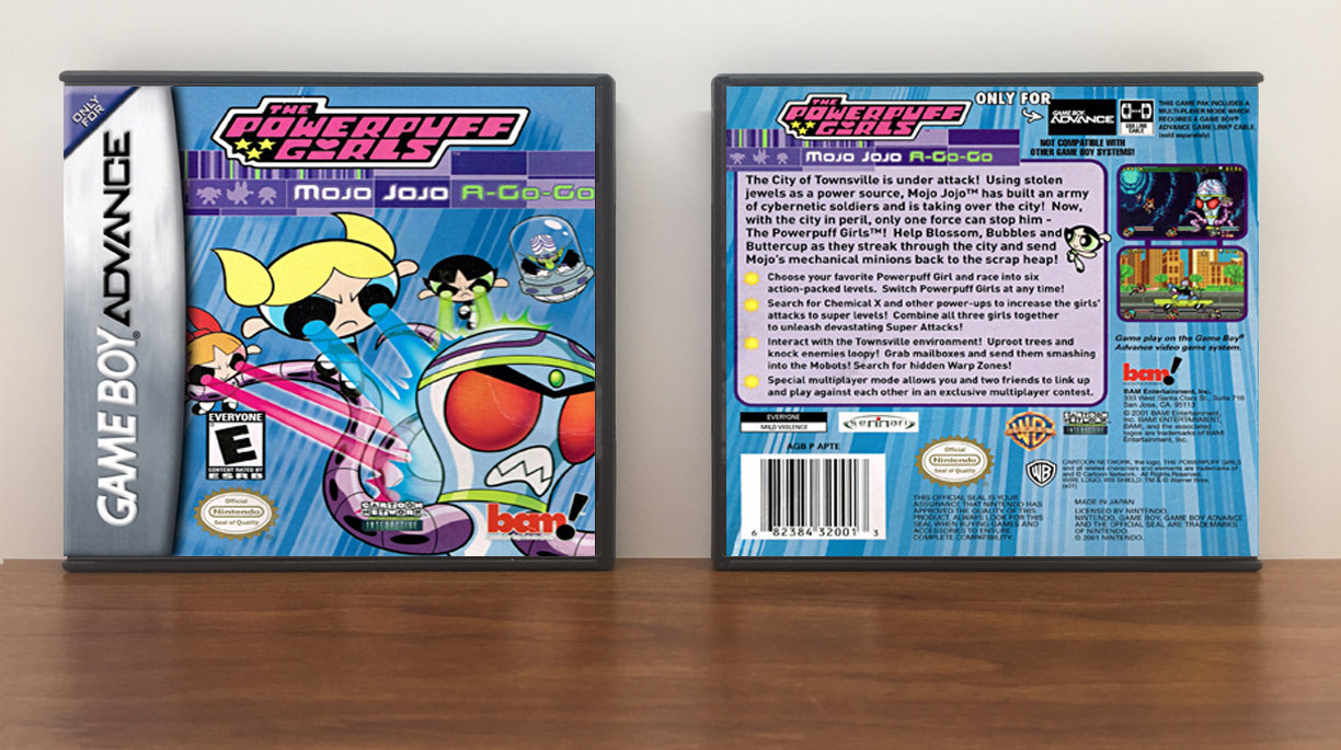 Powerpuff Girls ,The: Mojo Jojo A-Go-Go, Artwork Spine Color: Chrome