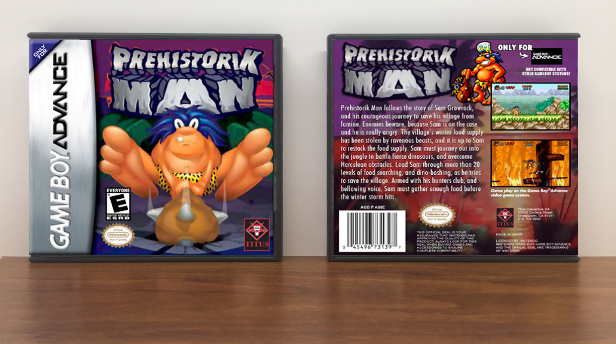Prehistorik Man, Artwork Spine Color: Chrome
